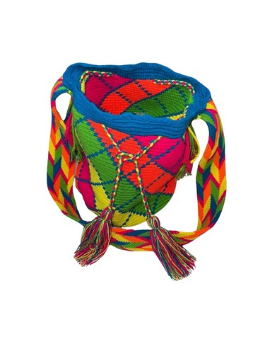 WAYUU Mochila Handmade Shoulder Bucket Bag Multi Color  display picture 1