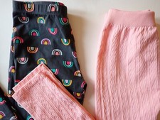 Girls Leggings Cat  Jack Size XL 14-16 Gray Rainbow and Epic Threads XL Pink
