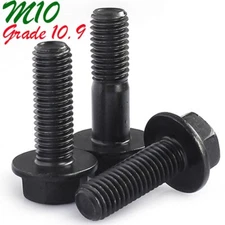 M10 High Tensile 10.9 Alloy Steel Flange Hex Head Bolts Hex Washer Head Screws