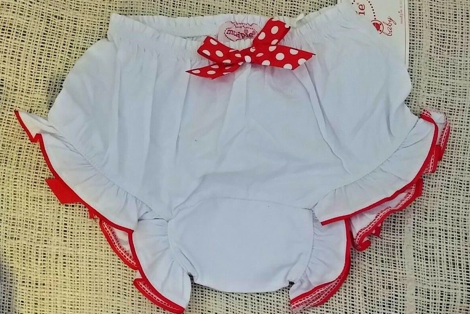 NUEVO CON ETIQUETAS Mud Pie Baby "I Love Santa" Baby Bloomers 12-18 meses cubierta de pañales lentejuelas Foto 2 de 4