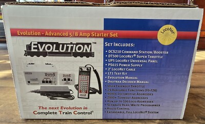 Digitrax Evolution - Advanced 5/8 Amp Starter Set - LocoNet