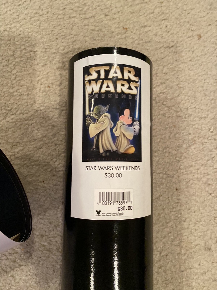 Star Wars Disney Weekend 2003 Original Poster Mickey Mouse Yoda