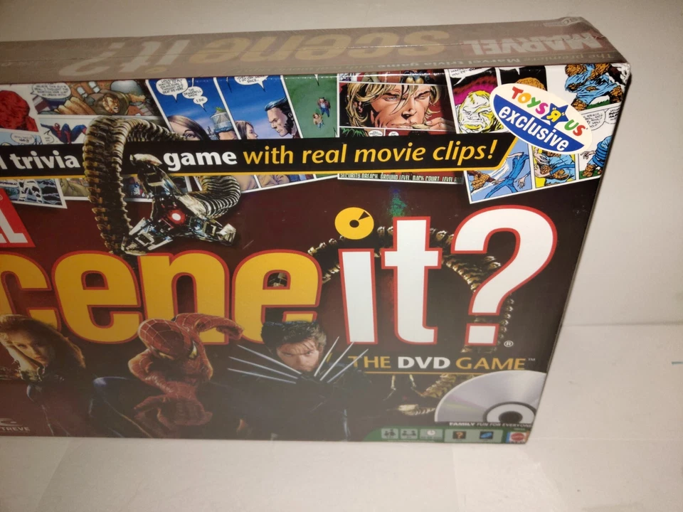 Marvel Scene-It DVD Board Game Scene It 2007 Toys R Us Exclusive Spiderman Xmen - Image 3 of 4