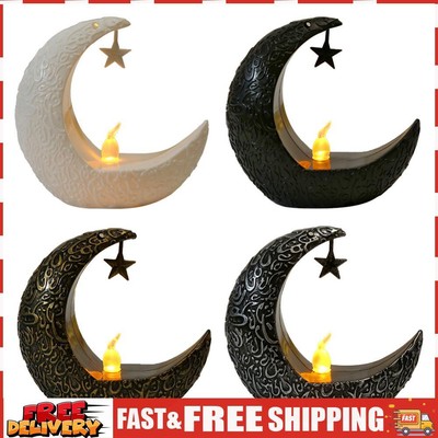 Moon Shaped LED Candle Light Star Moon LED Candlestick Decorative for Home Table