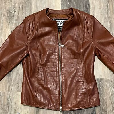 Pelle Studio Wilson s Brown Leather Jacket Medium