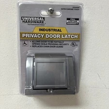 Universal Hardware Security Door Guard Satin Chrome
