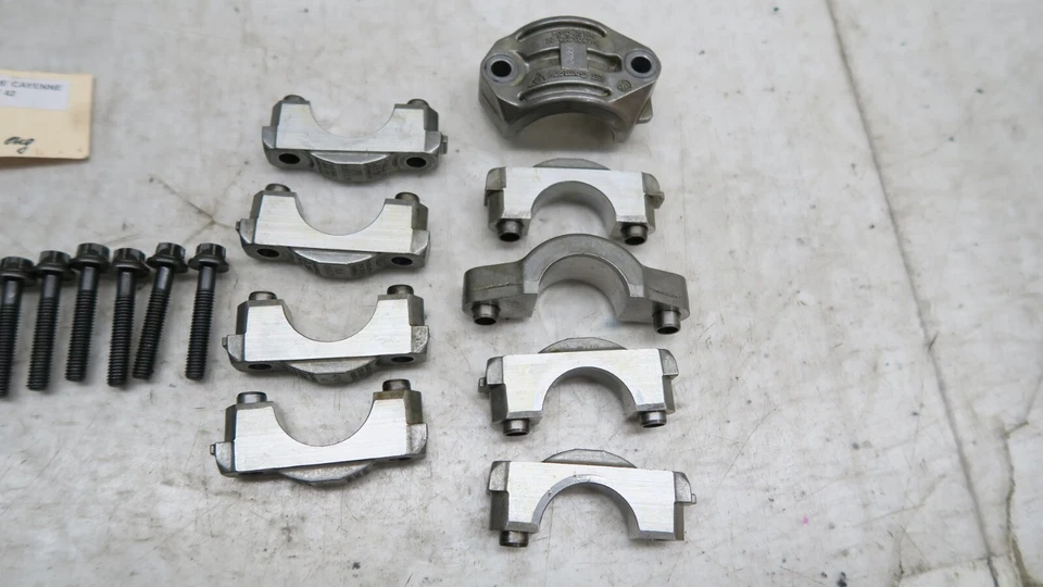 Juego de 7 tapas de cojinetes del árbol de levas del motor derecho Porsche Cayenne S 2011-2016 OEM 4,8 L Foto 4 de 4