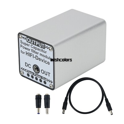 12V 3F Super Capacitor Power Filter Module for Hifi Line Filter EMI Filter DC2.1