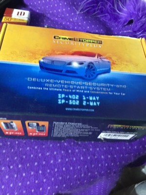 CRIMESTOPPER SP-502 Universal Deluxe 2-Way LCD Security & Remote-Start Combo