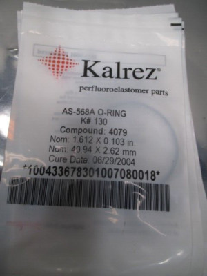 Kalrez AS-568A O-RING K#130, Compound: 4079, 107271