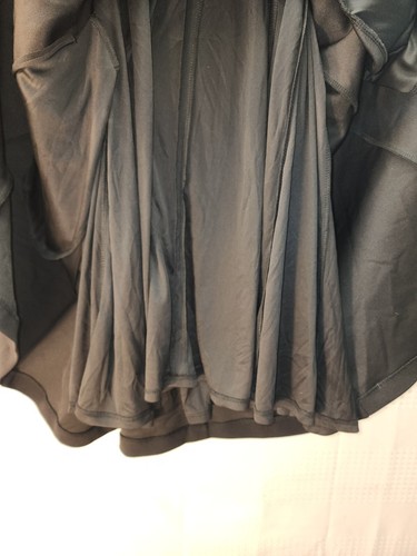 Simply Vera Wang Dress Womens Medium Blk Short V Neck Tie Waist Flowy Pockets - Picture 4 of 12