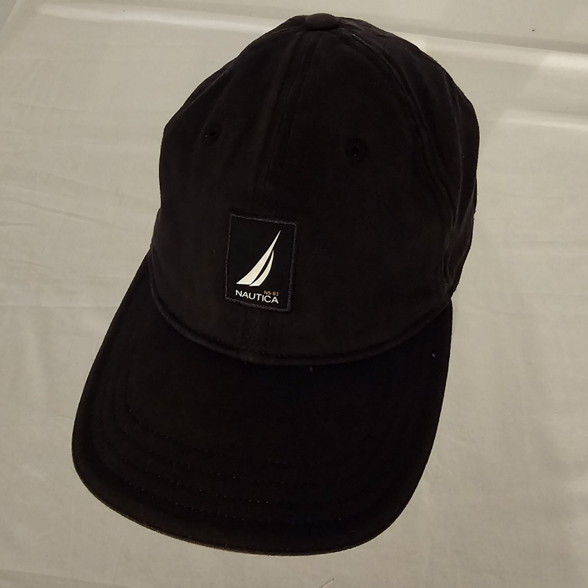 Nautica Baseball Cap Hat Cotton Blend/Spandex Navy Blue Size S/M