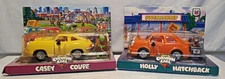 vintage chevron cars collectable toy-Casey Coupe & Holly Hatchback