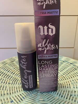 Urban Decay All Nighter ULTRA MATTE Setting Spray 4 OZ NEW in box hard to FIND