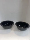 Black PYREX 322 Clear Bottom Mixing Bowl 7" 1 Liter Retro Kitchen Style Set Of 2
