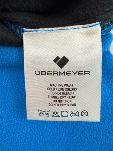 Obermeyer Kids Unisex Full Zip Easton Fleece Top Jacket Blue Size M NWT - Picture 15 of 16