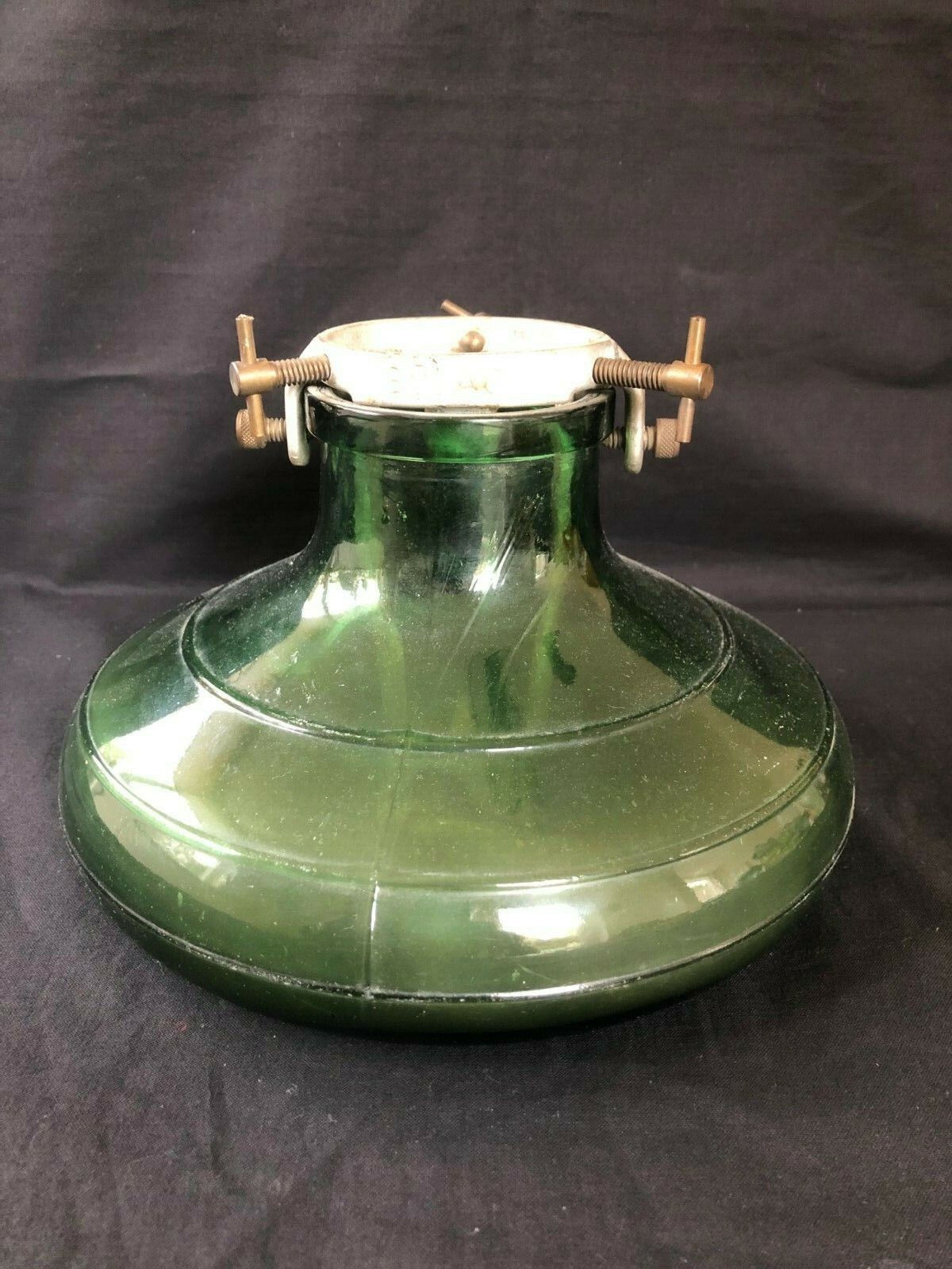 Vintage CHRISTMAS TREE STAND Bulach Switzerland Green Glass Falak