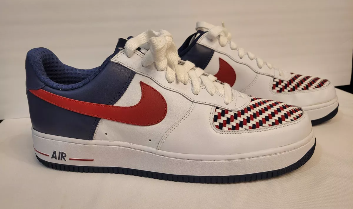 Navy blue red and white air force best sale 1