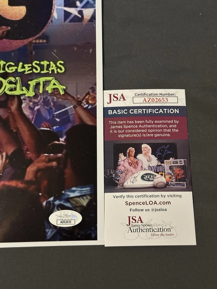 Foto autografada 11x14 OMG por Candelita Jose Iglesias New York Mets JSA CERTIFICADO DE AUTENTICIDADE - Imagem 2 de 2