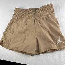 Jordan Legend Brown Youth Girls Medium Shorts High Waist 725