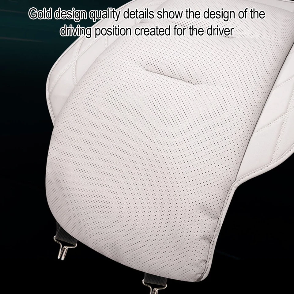 Atmungsaktiver PU Leder Autositzschoner Antirutsch für für Benz für BMW - Bild 2 von 4