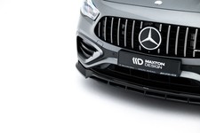 Front Ansatz V.1 f&uuml;r Mercedes-AMG GLA 35 H247 Facelift schwarz Spoilerlippe