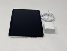 Apple iPad Mini 6th Generation 64GB Cellular WiFi A2568 Starlight Very Good