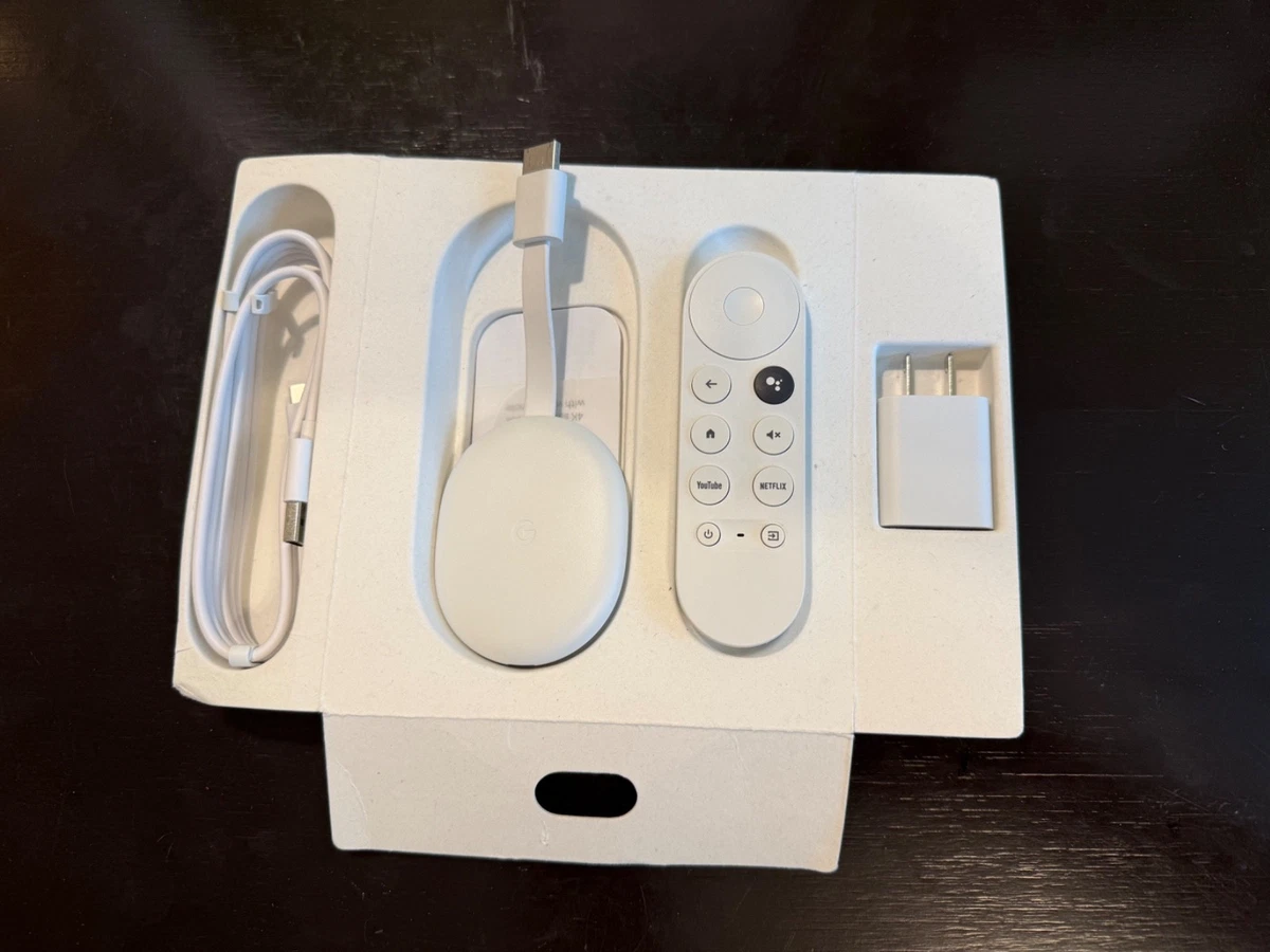 Google Chromecast with Google TV White 2160p Google Assistant
