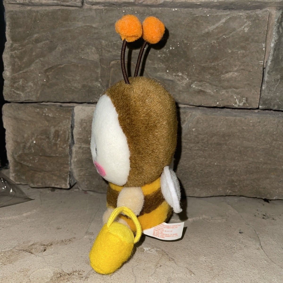 Rare Sanrio Smiles Sweet Coron Bumble Bee Plush 2001 w/ Tag