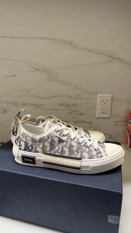 Dior B23 Low Top Logo Oblique white, size 8/41 - Image 2 of 4