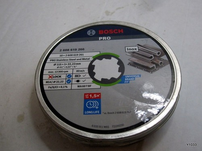 #ad Bosch Professional Straight Cutting Disc Standard for INOX X Lock Diameter 11 $25.00