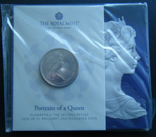 2026 Portraits of a Queen EIIR The Second Effigy UK £5 Coin BU Royal Mint Pack