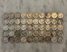 [Lot of 50] LOW GRADE 90% Silver Mercury Roosevelt Mixed Dime Full Roll