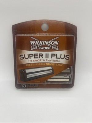 Wilkinson Sword Twin II Plus (10 Cartridges) Fits Trac II & Atra Razor New