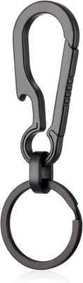 Ouligay Titanium Keyring Carabiner Hook for Keys Robust, Strong Carabiner Shape