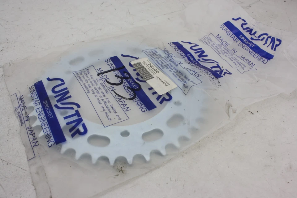 PIÑÓN TRASERO SUNSTAR 40T 520 84-87 HONDA XL250R & 91-96 XR250L HECHO EN JAPÓN Foto 4 de 4