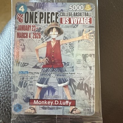 2026 One Piece EN College Basketball US Voyage #055 Monkey D Luffy #2