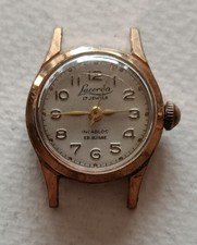 Montre Mecanique Suisse Femme " LACORDA " Plaqué Or Fonctionne Bon Etat !