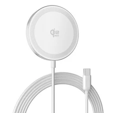 Magnetic Qi2.2 Wireless Charging Pad: 25W Fast Strong-Magnet Lightweight Slim Ch