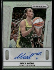 2025 Panini Prizm WNBA - Throwback Signatures Nika Muhl #TB-NM (AU)