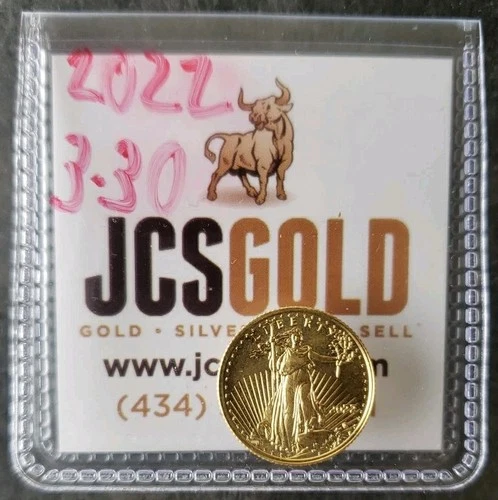 2022 $5 1/10oz Gold American Eagle