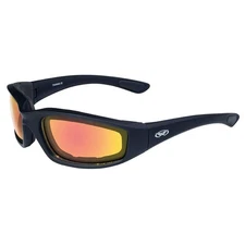 Kickback Auto-Darkening Photochromic Clear to Red Mirror Transitional Lenses ...