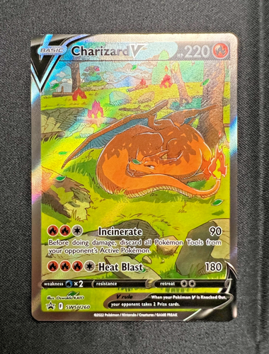 Pokémon TCG - Charizard V - SWSH260 - SwSh: Charizard UPC Promo - NM ALT ART!