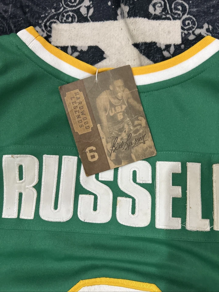 Bill Russell USF #6 SF Hardwood Legends Throwback Jersey Men's Size 3XL NWT - Image 4 of 4