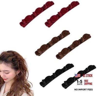 Braided Hair Clips for Women and Girls - Double Layer Side Hair Clip - style-2