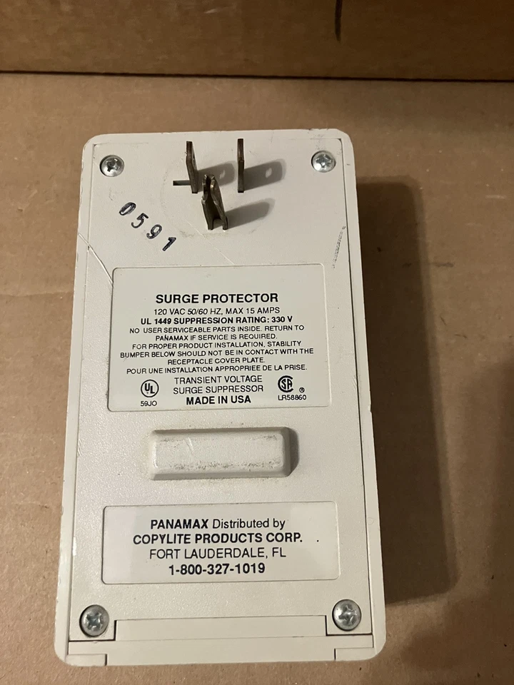 Panamax Copymax 120 VAC Transient Voltage Surge Protector - Image 2 of 2