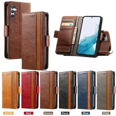 Handy Hülle Magnet Flip Book Case Für Samsung A13 A05S A14 A15 A24 A25 A26 A17