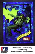 2025 Topps Chrome Sapphire Edition Marvel #41 Mandarin Iron Man