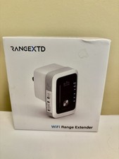 RangeXTD WiFi Range Extender Improves Coverage Speed Up To 300 Mbps-New Open Box