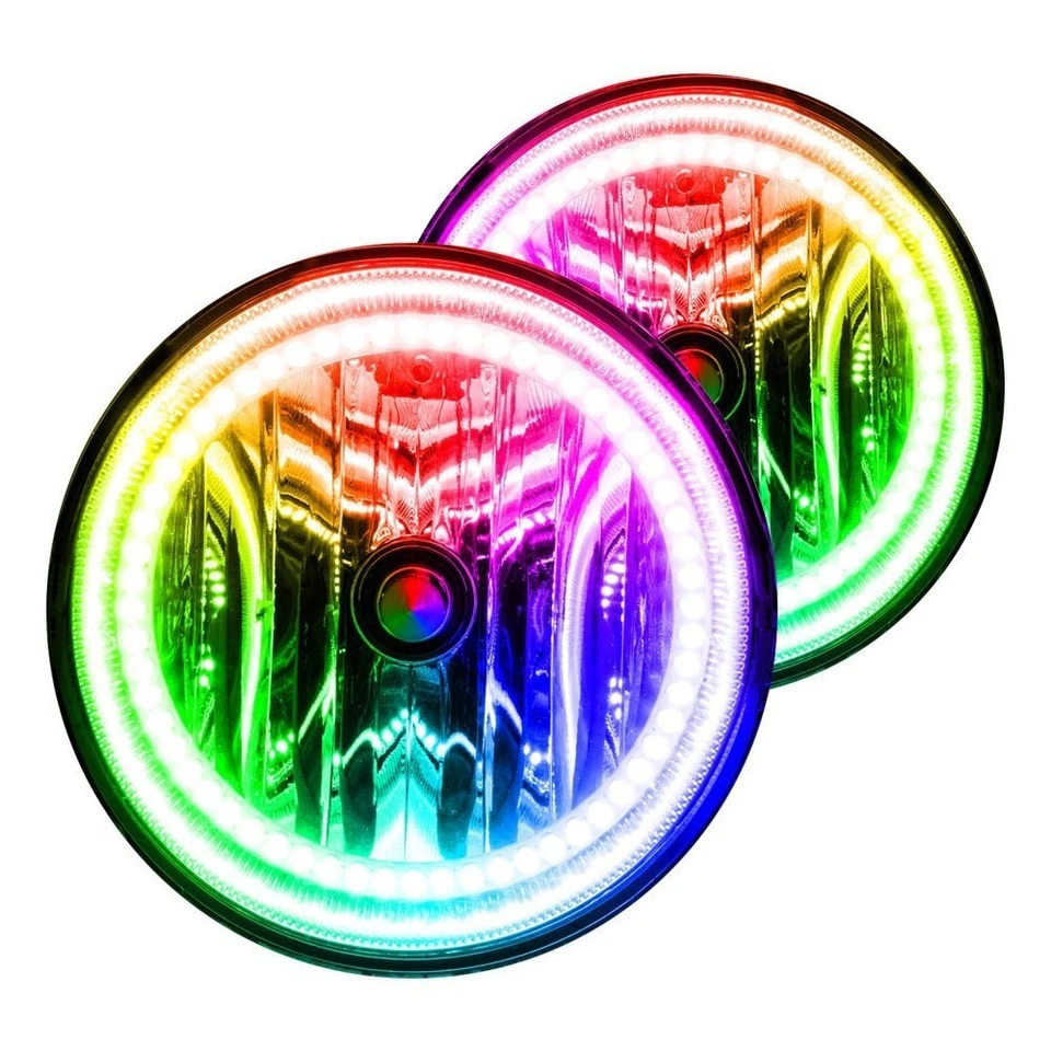 LED Fog Light Halo Ring Lights ColorSHIFT For 2008-2014 Ford Ranger Foto 2 de 4